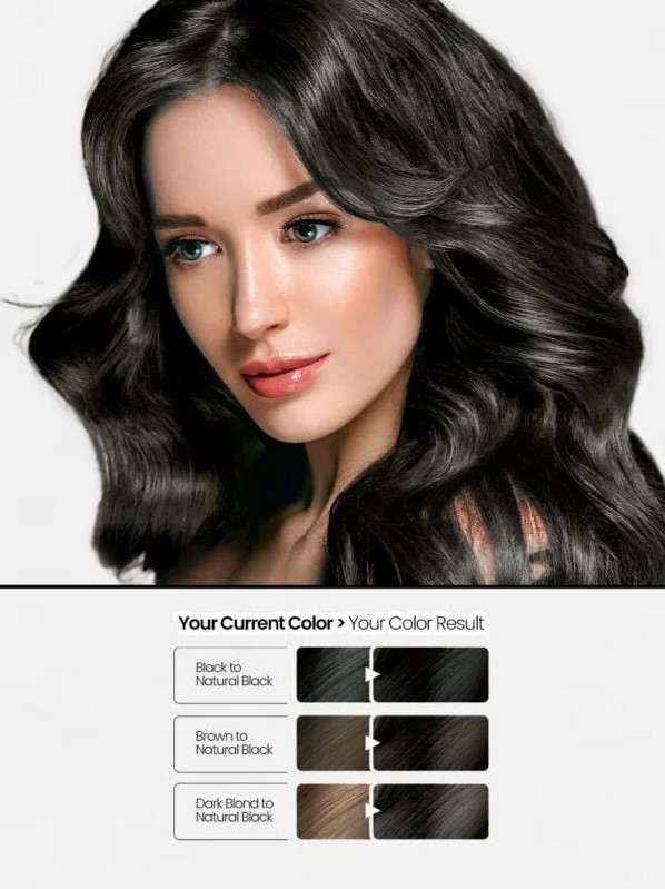 Hello Hair Hair Color Natural Black 1